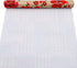 LovingWay 14.7 feet Wallpaper Roll, Red Peony Floral Shelf Liner, 17.7x177 Inch for Home Storage