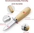Oyster Shucking Knife Set of 2 Stainless Steel Knives and 2 Pairs Level 5 Cut-Resistant Gloves