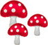 CYMYLAR 3PCS 31'' Mushroom foil balloons. Mushroom decor- Alice in Wonderland theme party decoration, Mushroom birthday