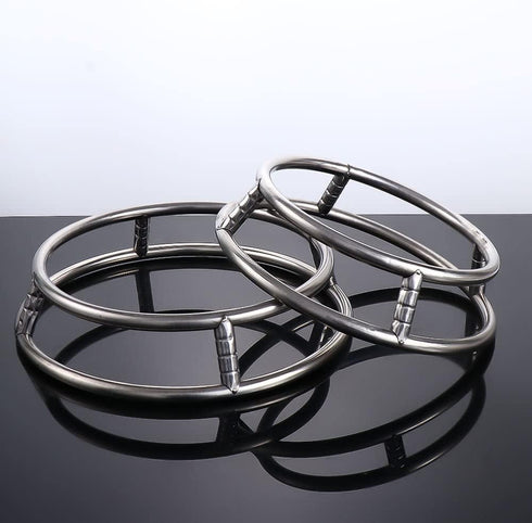 Stainless Steel Wok Ring, Wok Rack for Pot Gas Stove Fry Pan, 26cm/10.23inch