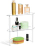 Jetec 2 Tier Corner Bathroom Organizer Countertop Shelf Acrylic Bathroom Table Organizer