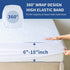 Nano-Cooling Fiber Mattress Protector King Size (76" x 80"), 100% Waterproof, Unrivaled Comfort for Every Family