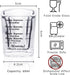 BCnmviku 2oz Espresso Shot Glasses Measuring Cup Liquid Heavy Glass for Baristas (2 pack)