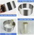 Cake Ring Mold Set, Stainless Steel Pastry Ring 6-12 Inch Adjustable Mousse Cake Mould with 4-Inch Cake Collar for Baking, Cake Decorating