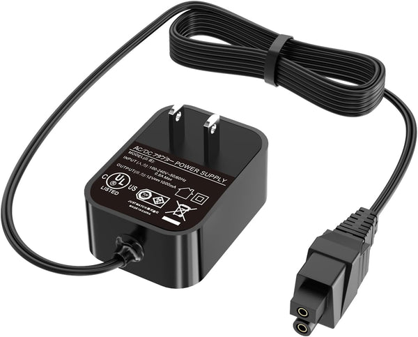 WUKUR Charger for Dirt Devil Versa Vacuum BD22025 BD22050 BD30025 BD22052 BD30025BFD Replacement with 5.9FT Power Cord
