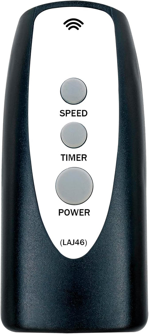 Replacement Remote Control for Lasko 2033654B, 2033654, 1843, 1844, 2546, 3540, 3542, and more Pedestal Fans