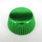Green Foil Metallic Paper Muffin Cupcake Liners, 100 pcs Standard Size Baking Cups