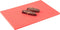 Restaurantware RW Base 18 x 12 Inch Cutting Board - Red Plastic Chopping Board Mat, No Scratch, Dishwashable