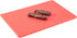 Restaurantware RW Base 18 x 12 Inch Cutting Board - Red Plastic Chopping Board Mat, No Scratch, Dishwashable