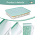 2PCS Deviled Egg Containers with Lid - Portable Storage Carrier for Refrigerator, Holding 48 Eggs for Easter Party