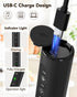 3-in-1 3 Electric Milk Frother with Stand, Rechargeable LED Display & Speeds - Portable Whisk for Coffee, Protein