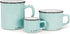 Abbott Collection Green Enamel Look Stoneware Cappuccino Cup
