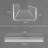 16.5-Inch 2-Pack, NIUBEE Acrylic Floating Bookshelves, Clear Modern Wall Shelves for Child/Toddler Invisible Ledge Book