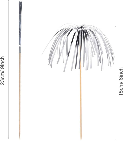 Allazone 120 PCS Firework Party Picks, Cocktail Picks for Cake Decoration, Sandwich & Party Supplies