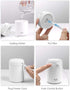 Mini Humidifier Cool Colorful USB Personal Desktop for Car, Office, Bedroom, Auto Shut-Off, 2 Mist Modes, Quiet (Pink)