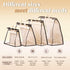 2 PCS Hanging Handbag Storage Organizer, Dustproof Storage Bag with Zipper and Handle (Transparent Non-woven, XL)