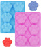2 PCS Silicone Molds: Puppy Dog Paw, 6 Cavity Mould for Homemade Treats and Chocolate Baking