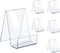 6 Pack Display Stand with Ledge, Acrylic Book Display Stand for Pictures, Books, Albums, Artworks