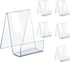 6 Pack Display Stand with Ledge, Acrylic Book Display Stand for Pictures, Books, Albums, Artworks
