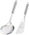 Tenta Kitchen Flexible Fish Turner Spatula Set of 2 for Fish, Egg, Meat, Dumpling Frying