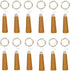 Amants01 Wine Bottle String Lights,12 Pack 20 LEDs AAA Battery Powered Warm White
