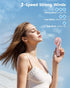 Handheld Fan, Portable Fan Mini Fan Powerful Hand Fan with 3 Speeds, USB Rechargeable Personal Fan, Makeup Lash Fan for Stylish Girls, Cute Small Pocket Fan for Travel/Outdoor/Home, Pink by Edvision