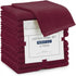Linteum Textile Supply Premium 12x12 Washcloth (Burgundy) 100% Ring Spun Cotton Zero