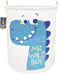 19.7" Dinosaur Laundry Basket, Kids Toys Storage Bin, Waterproof Baby Clothes Hamper with Handles, Collapsible Nursery