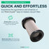 Think Crucial Replacement Vacuum Filter for Eye-Vac Professional Units, Compatible with Part # EV-PMF