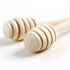 CINBILCORN 4 Sticks,6.3 Inches Pcs Wooden Honey Dipper Honey Comb Stick Honey Spoon Honey Wand for Honey Collecting
