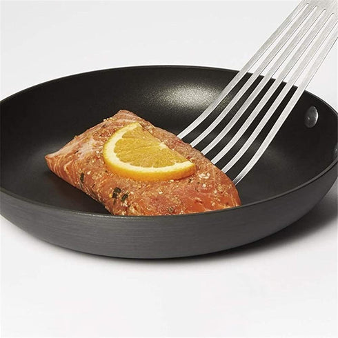 Fish Spatula - 2 Pack Stainless Steel Slotted Spatulas for Cooking, Flipping, Frying, Grilling