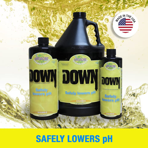 16 Microbe Life Hydroponics pH Down pH Control Liquid, Premium Buffering for pH Stability, Decreases pH Levels, Use