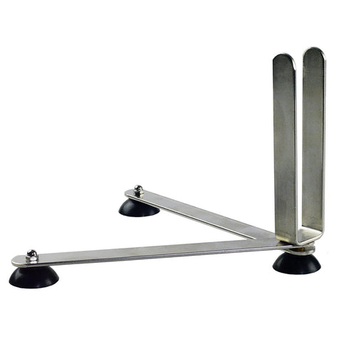 Sammons Preston Folding Pan Holder, Pot Stabilizer for One-Handed Stirring, Secure Kitchen Aid