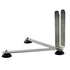 Sammons Preston Folding Pan Holder, Pot Stabilizer for One-Handed Stirring, Secure Kitchen Aid