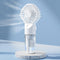 Portable Mini Fan with Mist, Rechargeable Handheld Misting Fans for Travel, Office, Outdoor Use