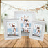 LaVie Home 8x10 Picture Frames - 1 Pack Distressed White Rustic Photo Frame with Tempered Glass