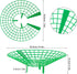 Fulanfudi 10 3 Pcs Strawberry Plant Support Stand Strawberry Growing Racks with Sturdy Legs Strawberry Growing Frame