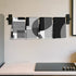 Hanamiya Na 4 Pcs Abstract Black and White Kitchen Towels, Abstract Decor Tea Hand Towel, Microfiber Dish Cloths