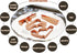 Caliber Gourmet Cookie Cutter Mold Set - Gun Shaped Cutters for Funny Military Theme, Stainless Steel