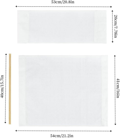 Cansybil 21.2" 16.1" 0.39" 21.25''L*16.14''W) Director Chair Replacement Canvas Fabric Seat Cover Foldable Directors