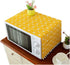 Mvchifay Microwave Oven Cover, Dustproof Cotton Machine Protector with Side Storage Pockets, 11.8x35.4 inches (Yellow