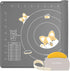 Ourokhome Silicone Baking Mat Sheet, 0.5 Inch Thick 28" X 20" Non-Stick Rolling Mat, BPA Free (Gray)