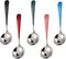 18/10 Round Head Stainless Steel Soup Spoons, Modern Thick Short Handle Korean Spoon, Set of 5, 6.3 Inch