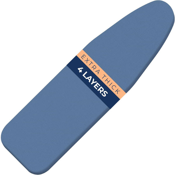 Ironing Board Cover and Pad, Extra Thick Heavy Duty 4 Layers, Non Stick Scorch and Stain Resistant 15x54 inch
