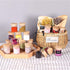 Set,2.5oz 20 Tzerotone Spice Jar Piece Glass Jar with Bamboo Airtight Lids and Labels, Mini Clear Food Storage