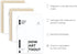 RipGrip Minimalist Line Art Prints Set of 4, Aesthetic Black and White Wall Art Painting (Unframed, 11x14)