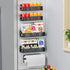 Carwiner 5 Pack Magnetic Spice Rack for Refrigerator with Paper Towel Holder,