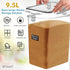 2 (9.5L 321 Oz) Shazo PC | Extra Large Bulk Food Storage Containers with Airtight Lids for Flour, Sugar, Rice, Cereal