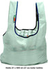 Ripstop Nylon Reusable Grocery Bag, Shopping Bag RBS041 (Gray-Orange-Green-Navy)