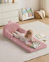 2-in-1 Blissful Diary Toddler Couch, Comfy Toddler Chair & Lounger, Soft Flannel Fleece Kids Couch Sofa for Old Girls